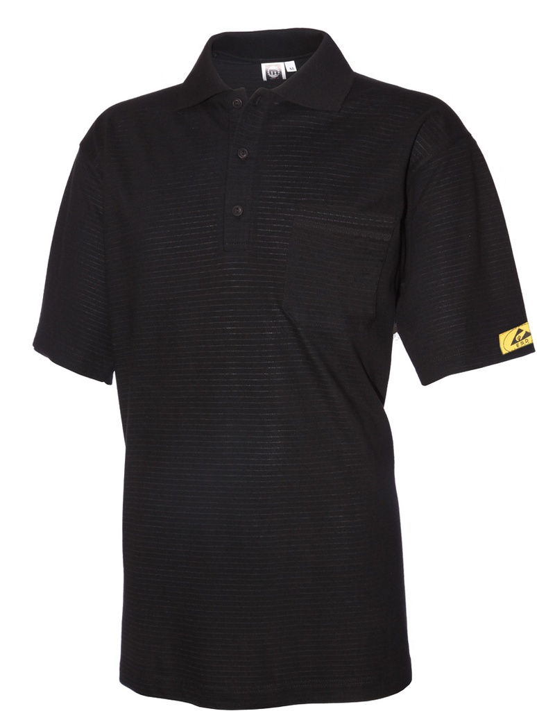 ESD Polo-Shirt Schwarz