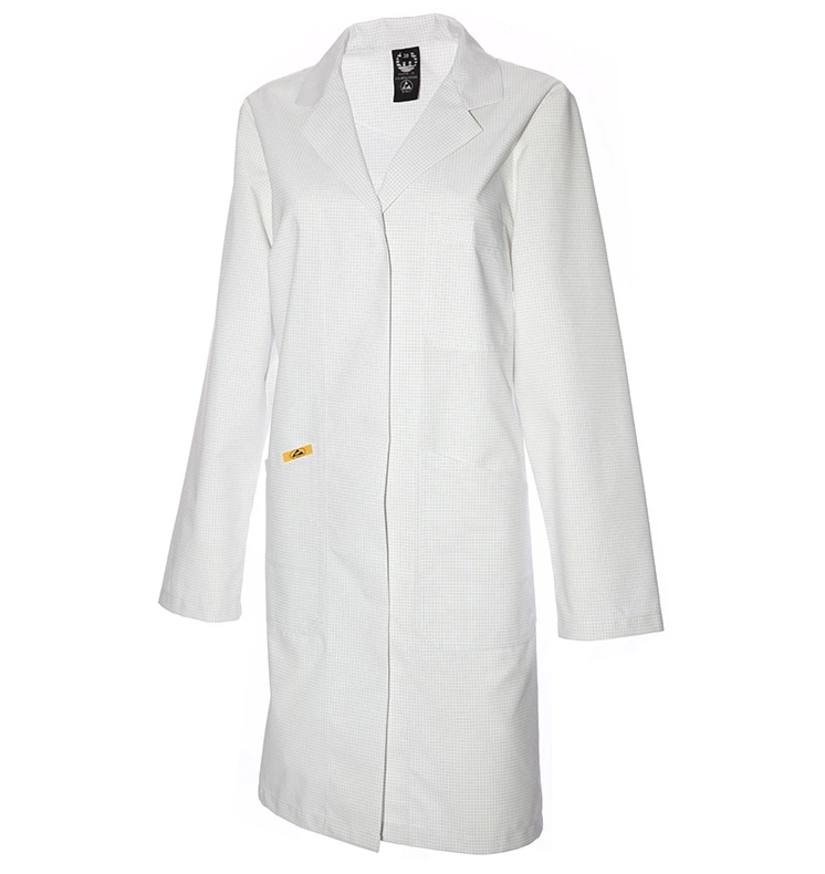 ESD Women's Smock Long-sleeve White