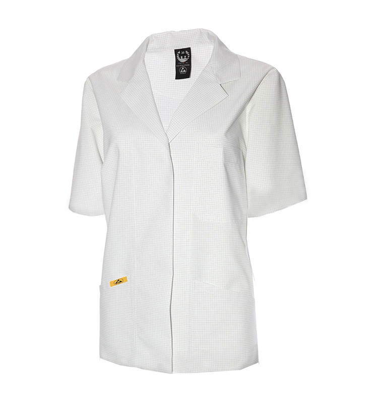 ESD Women's Jacket Short-sleeve White