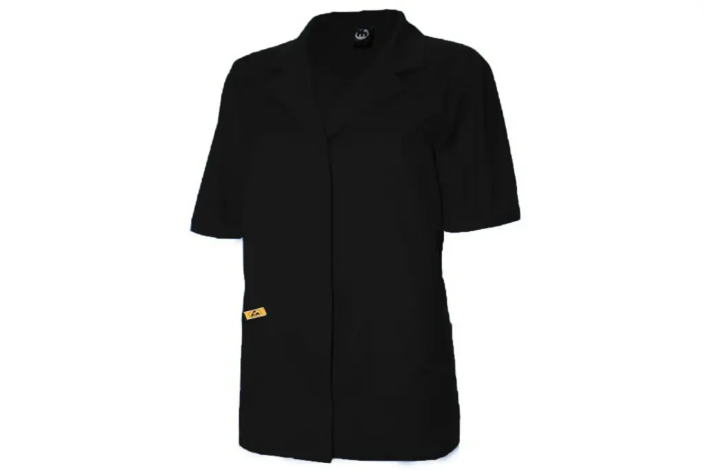ESD Women's Jacket Short-sleeve Black