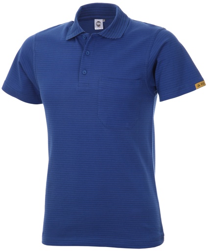 ESD Polo-Shirt Kobaltblau