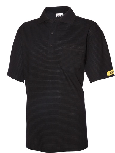 ESD Polo-Shirt Schwarz