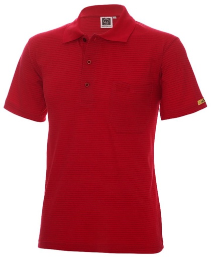 ESD Polo-Shirt Rot
