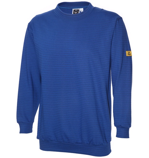 ESD Sweat-Shirt Kobaltblau