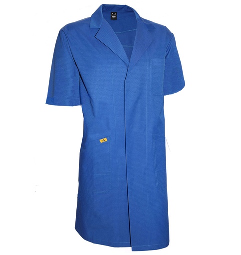 ESD Men's Smock Short-sleeve Blue