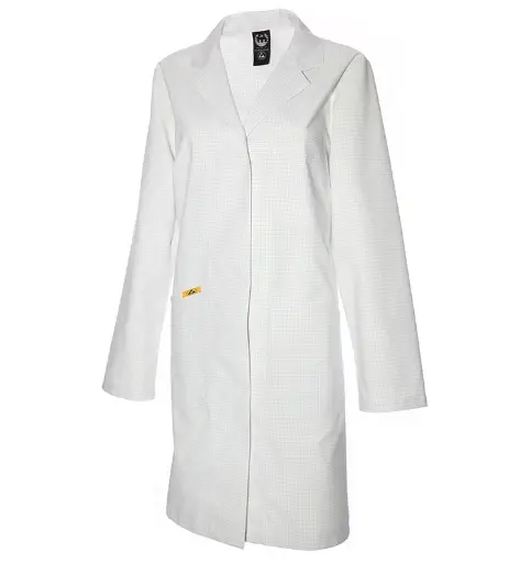 ESD Women's Smock Long-sleeve White