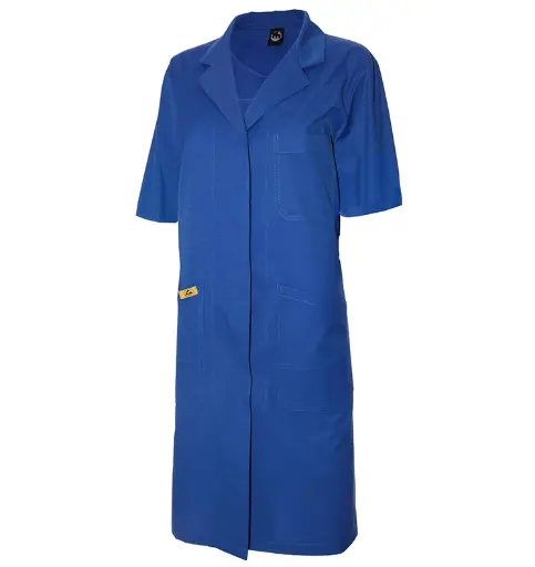 ESD Women's Smock Short-sleeve Blue