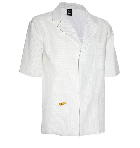 ESD Herrenjacke Kurzarm Weiß