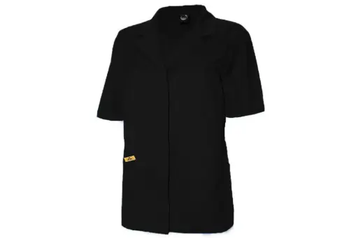 ESD Women's Jacket Short-sleeve Black
